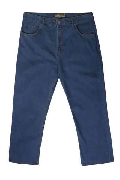 Ed Baxter denimblå jeans med stretch (34\")