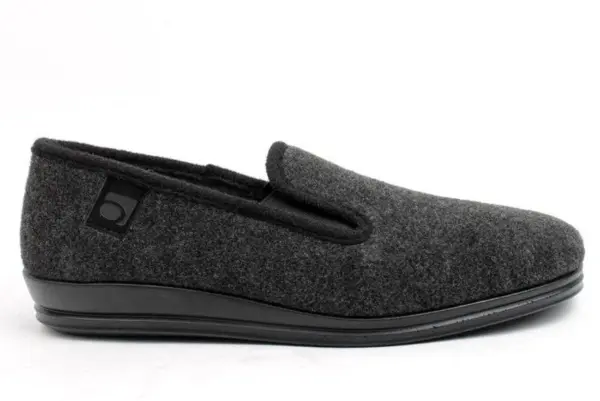 Grå innetofflors utsida