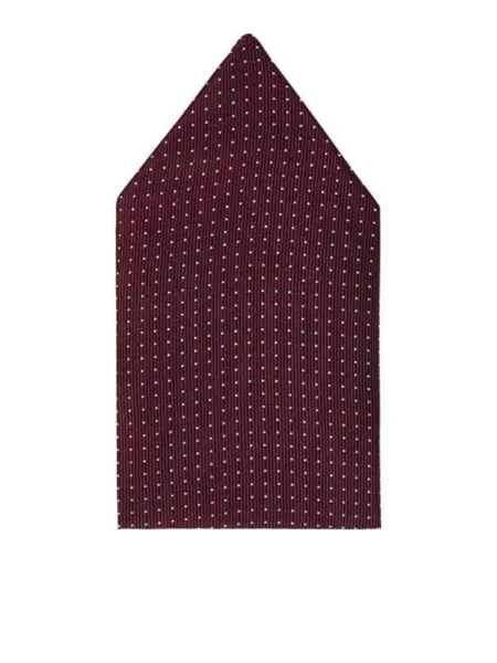 100% Siden - Vinröd