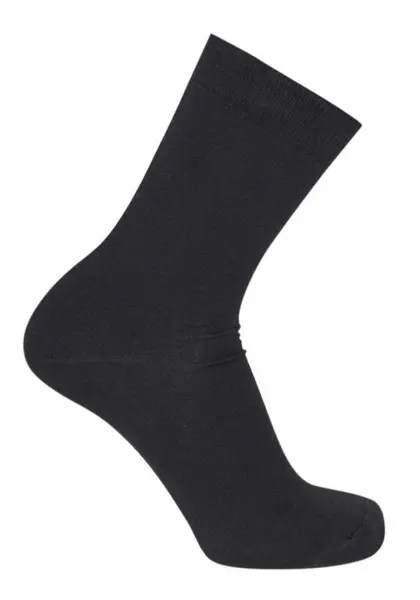 KLAZIG svarta strumpor med resår i skaftet