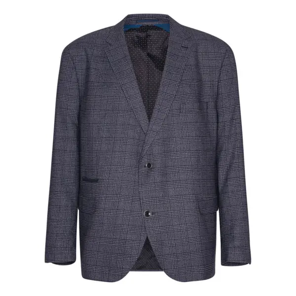 Blå / rutigt mönster