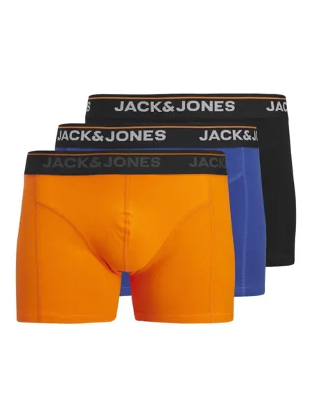 Orange/blå/svart