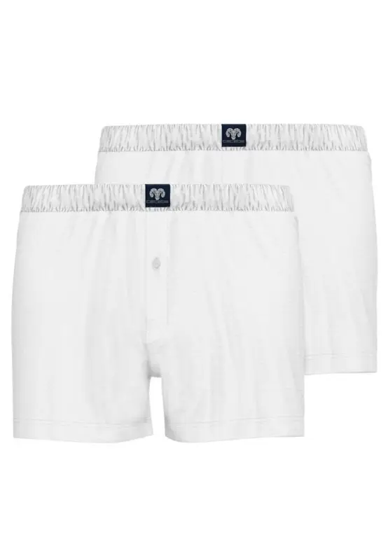Vita boxershorts (2 st per förpackning) - Ceceba