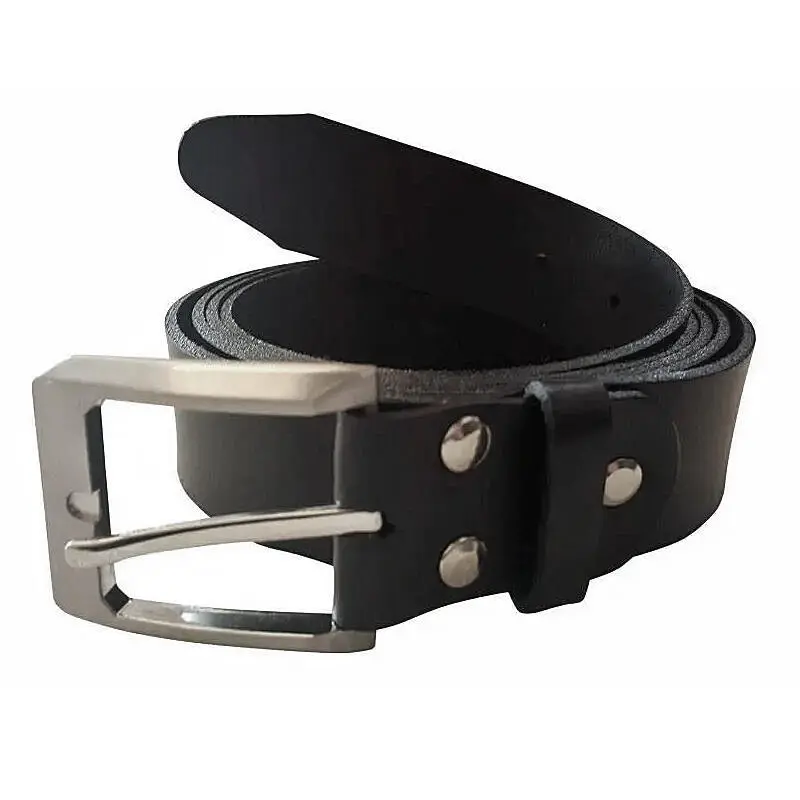 Svart läderbälte (Scanbelt)