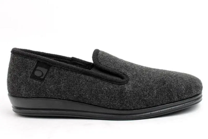 Grå innetofflors utsida