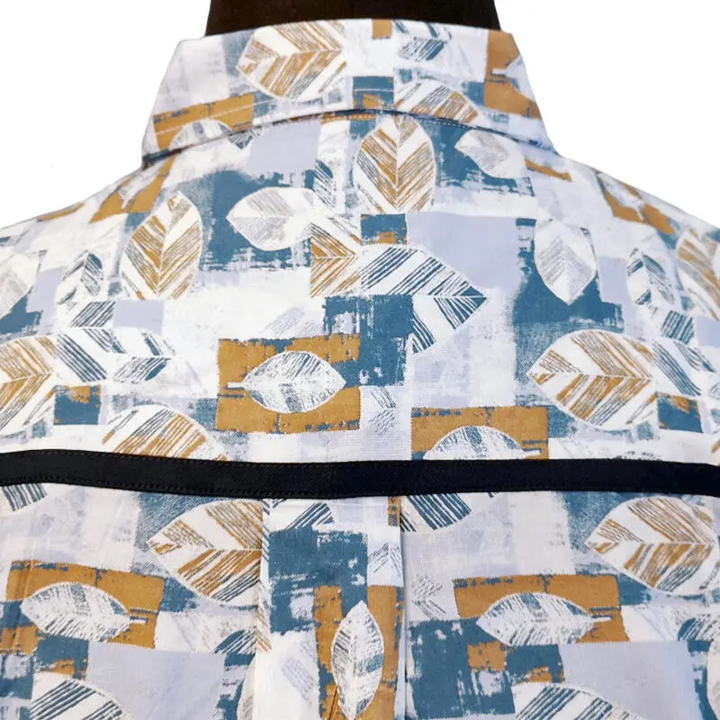 Vit/blå/Sand - Rygg