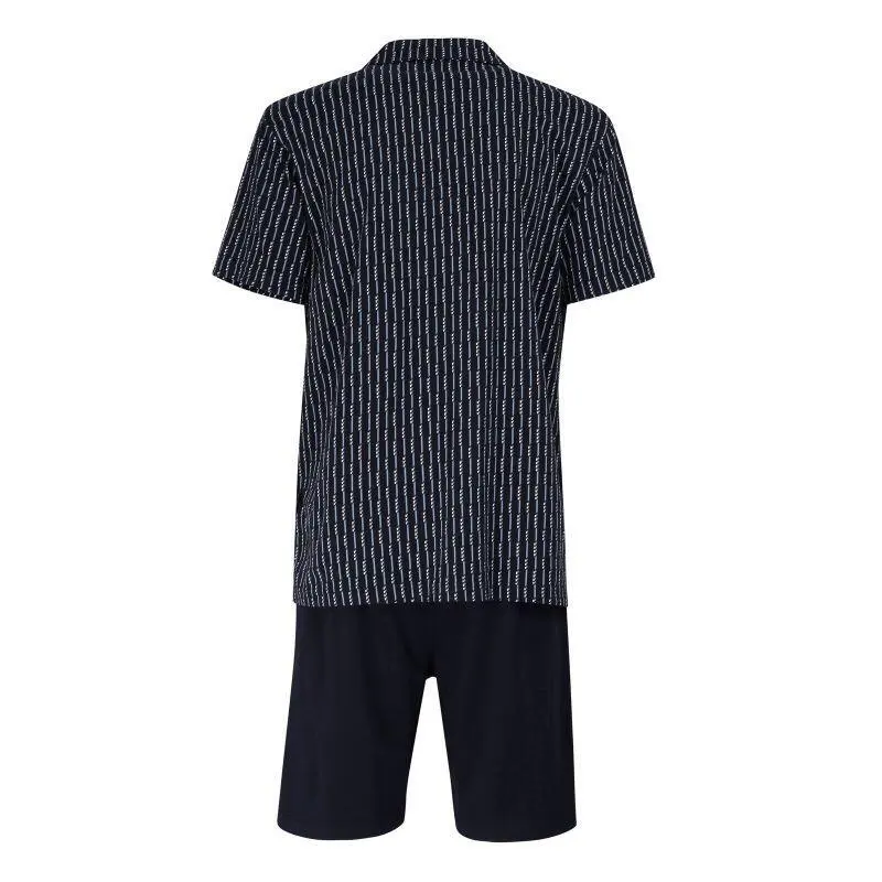 Mörkblå/mönstrad - Rygg