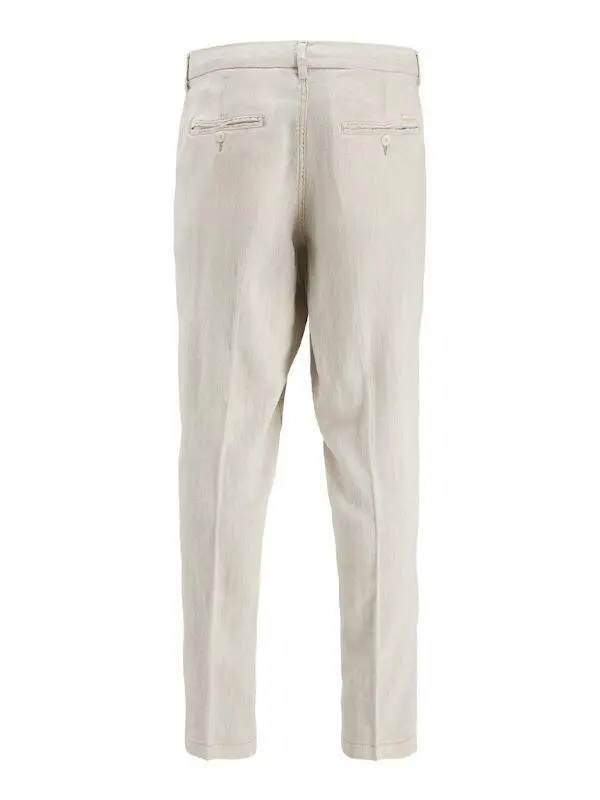 Beige/fiskbensmönster - Bak