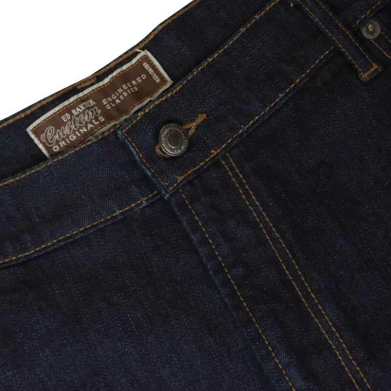 Ed Baxter Svarta jeans med stretch (32\")