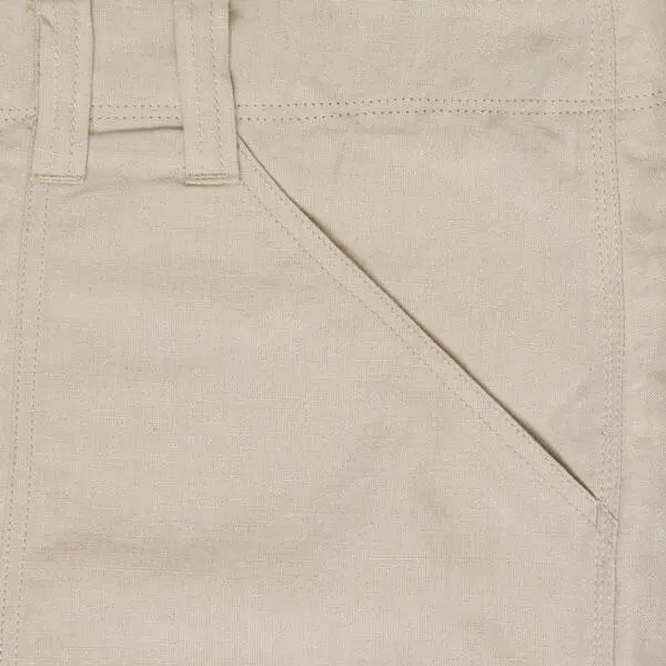 Beige lin-shorts - Ed Baxter