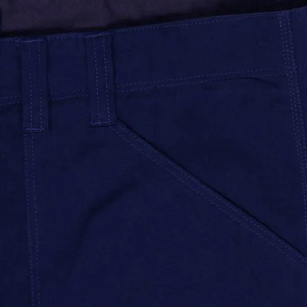 Mörkblå linneshorts - Ed Baxter