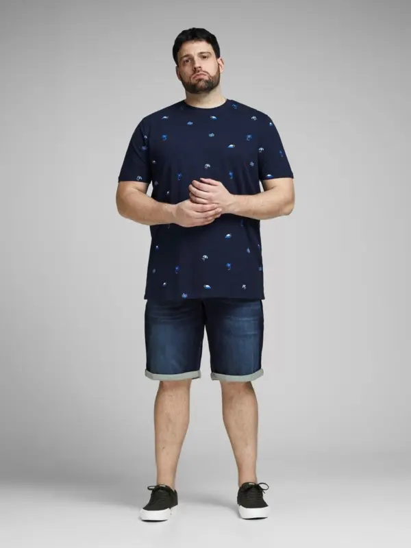 Blå denimshorts (Indigo Knit) - Jack & Jones