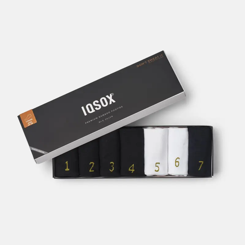 Svart/vitt/navy mix - 45/48