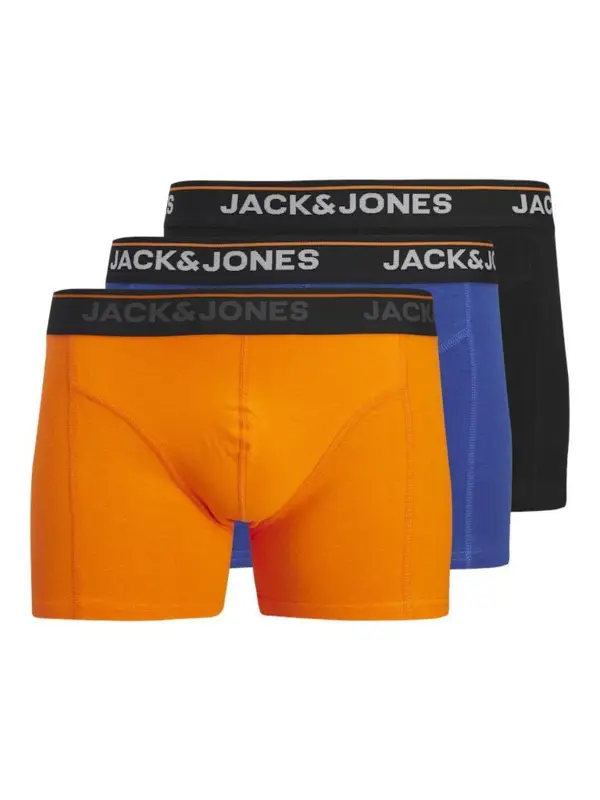 Orange/blå/svart