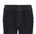Navyblå jeans-joggingbyxor - Abraxas