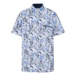 Ljusblå/flerfärgad