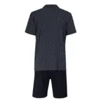 Mörkblå/mönstrad - Rygg