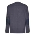 Blå / rutigt mönster - Rygg