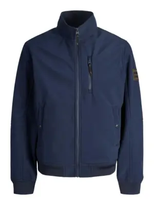 JJEPARKER Navyblå Softshell-bomber