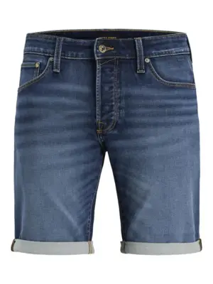 JJIRICK JJICON Blå denimshorts