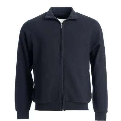 LIOR Mörk navy sweatshirt med dragkedja